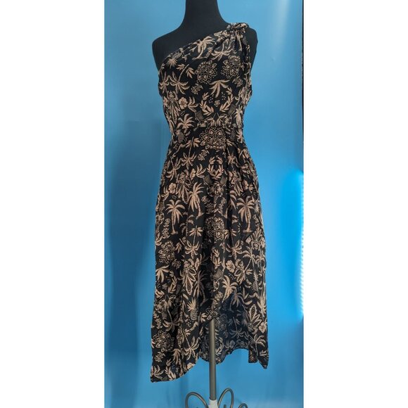 Laundry by Shelli Segal One shoulder NEW midi dress Was $148 - Picture 2 of 11